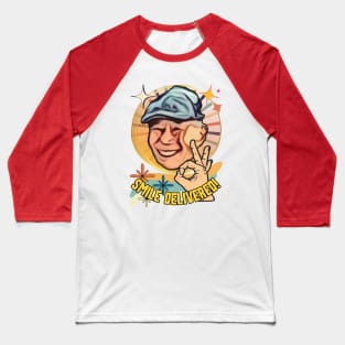 Smile Delivered! - Vintage Smile Baseball T-Shirt